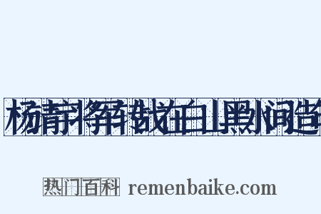 杨靖宇将军转战在白山黑水间造句是什么意思的图片